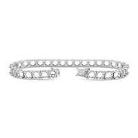 BR-5109 White Gold Bracelet UNSET - BACK