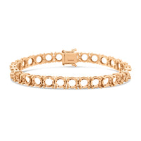 BR-5109 Rose Gold Bracelet UNSET - Main View