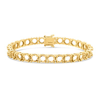 BR-5109 Yellow Gold Bracelet UNSET - Main View