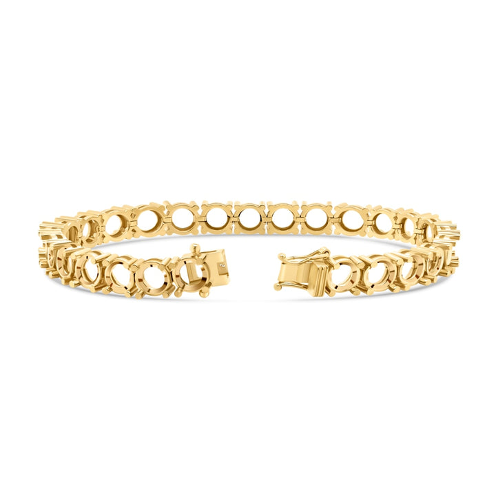 Tennis Bracelet Mounting - Round 6.10-6.50mm