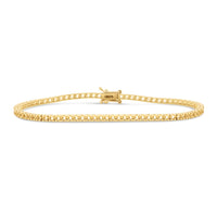 BR-5409 Yellow Gold Bracelet UNSET - Main View