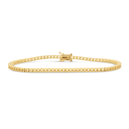 BR-5409 Yellow Gold Bracelet UNSET - Main View