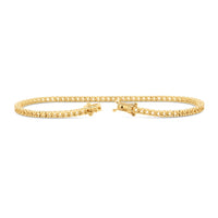 BR-5409 Yellow Gold Bracelet UNSET - BACK