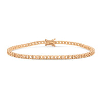 BR-5409 Rose Gold Bracelet UNSET - Main View