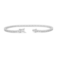 BR-5409 White Gold Bracelet UNSET - BACK