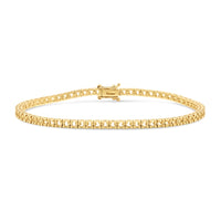 BR-5409 Yellow Gold Bracelet UNSET - Main View