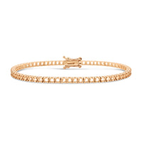 BR-5409 Rose Gold Bracelet UNSET - Main View