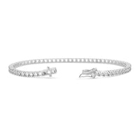 BR-5409 White Gold Bracelet UNSET - BACK