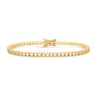 BR-5409 Yellow Gold Bracelet UNSET - Main View