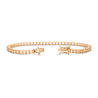 BR-5409 Rose Gold Bracelet UNSET - BACK