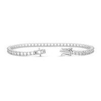 BR-5409 White Gold Bracelet UNSET - BACK