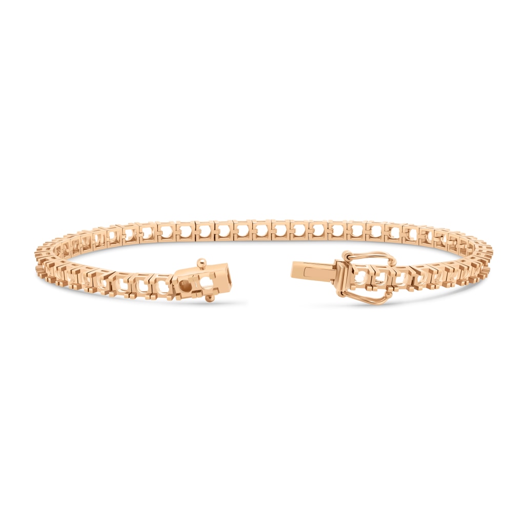BR-5409 Rose Gold Bracelet UNSET - BACK