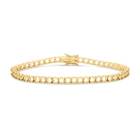 BR-5409 Yellow Gold Bracelet UNSET - Main View