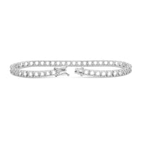 BR-5409 White Gold Bracelet UNSET - BACK