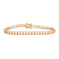 BR-5409 Rose Gold Bracelet UNSET - Main View