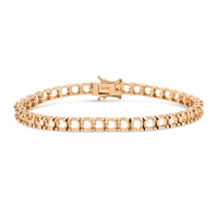 BR-5409 Rose Gold Bracelet UNSET - Main View