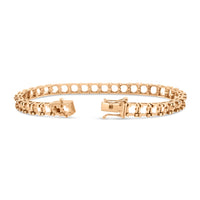 BR-5409 Rose Gold Bracelet UNSET - BACK