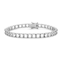 BR-5409 White Gold Bracelet UNSET - Main View