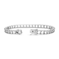 BR-5409 White Gold Bracelet UNSET - BACK