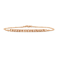 BR-8542 Rose Gold Bracelet UNSET - Main View