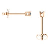 EA-0839 Rose Gold Earrings SET - BACK