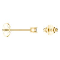 EA-0839 Yellow Gold Earrings SET - ANGLE