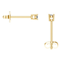 EA-0839 Yellow Gold Earrings SET - BACK