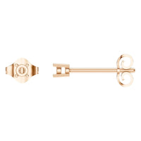 EA-0839 Rose Gold Earrings UNSET - Main View