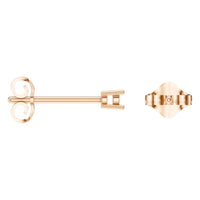 EA-0839 Rose Gold Earrings UNSET - ANGLE
