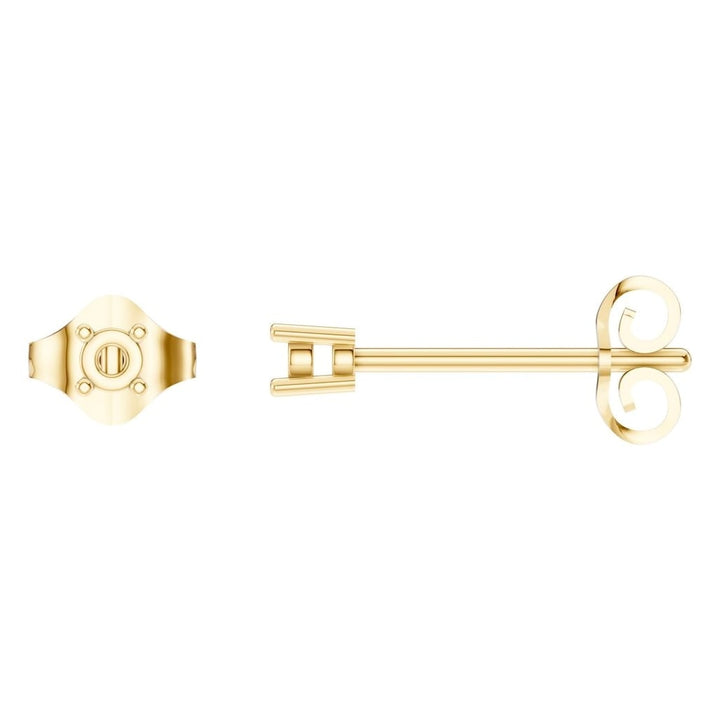 Solitaire Stud Earrings Mounting - Round 2.5mm