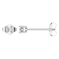 EA-0839 White Gold Earrings SET - Main View