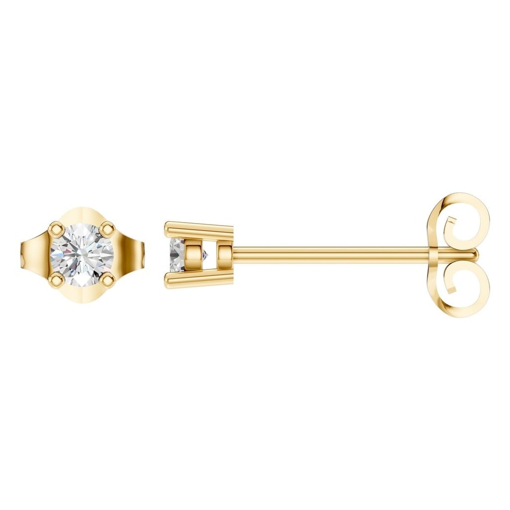 EA-0839 Yellow Gold Earrings SET - Main View