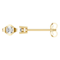 EA-0839 Yellow Gold Earrings SET - Main View