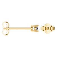 EA-0839 Yellow Gold Earrings SET - ANGLE