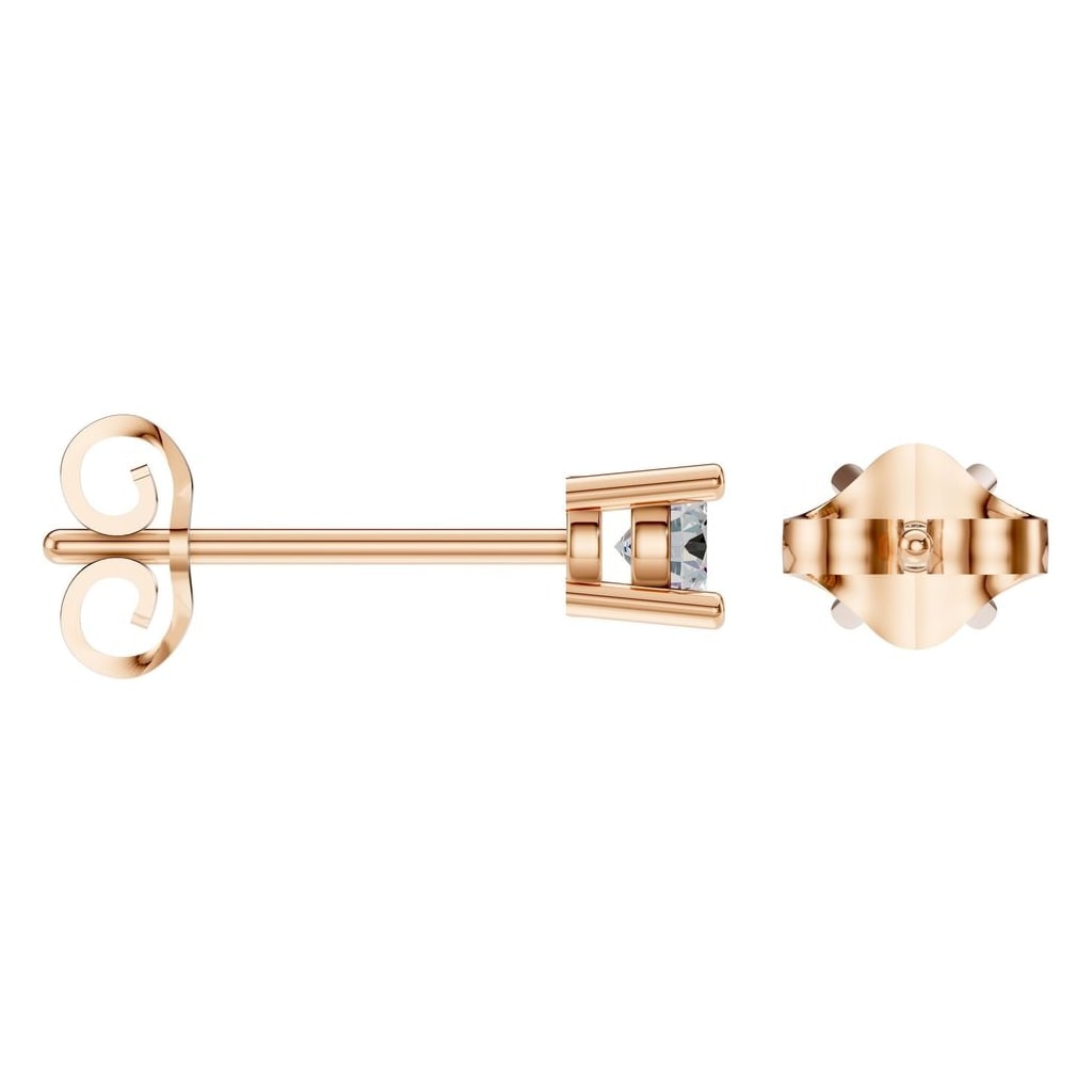 EA-0839 Rose Gold Earrings SET - ANGLE
