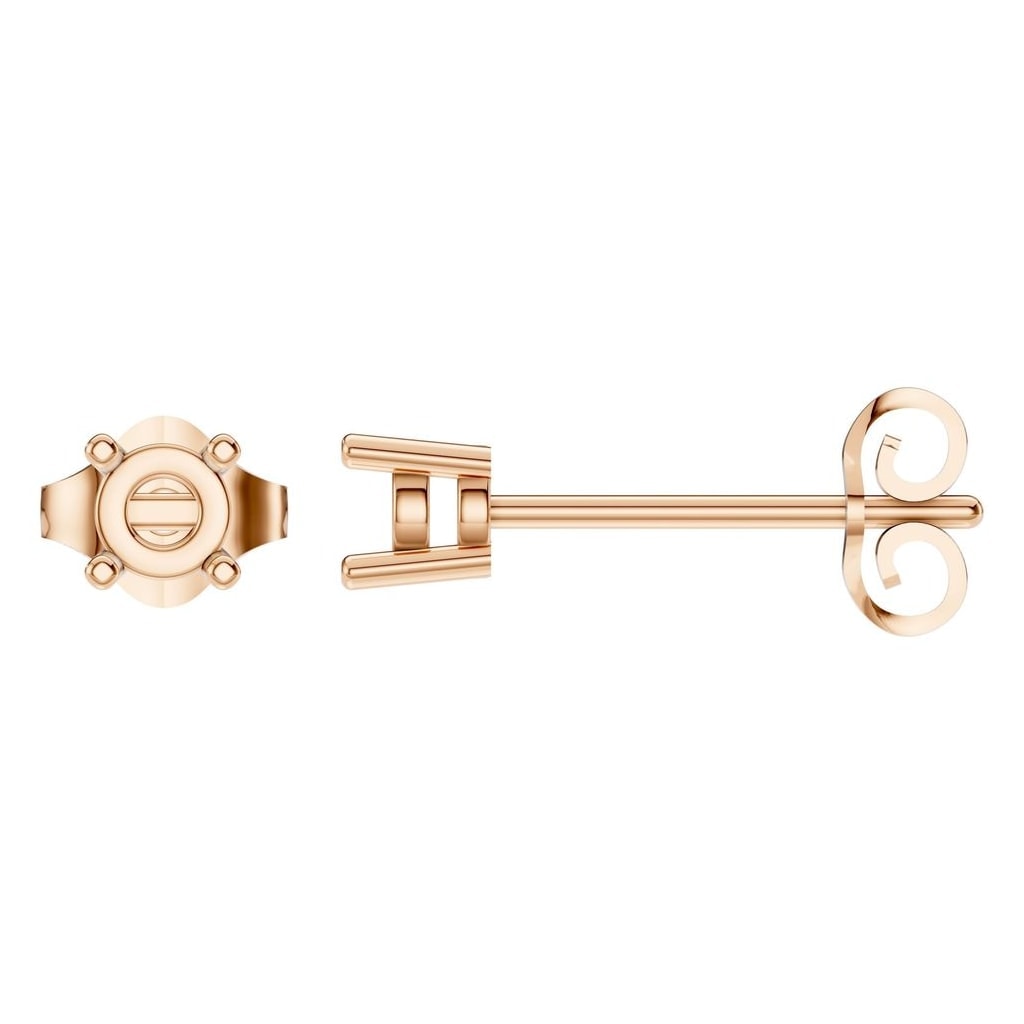 EA-0839 Rose Gold Earrings UNSET - Main View