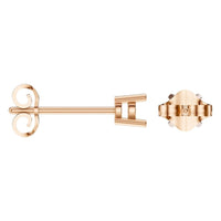 EA-0839 Rose Gold Earrings UNSET - ANGLE