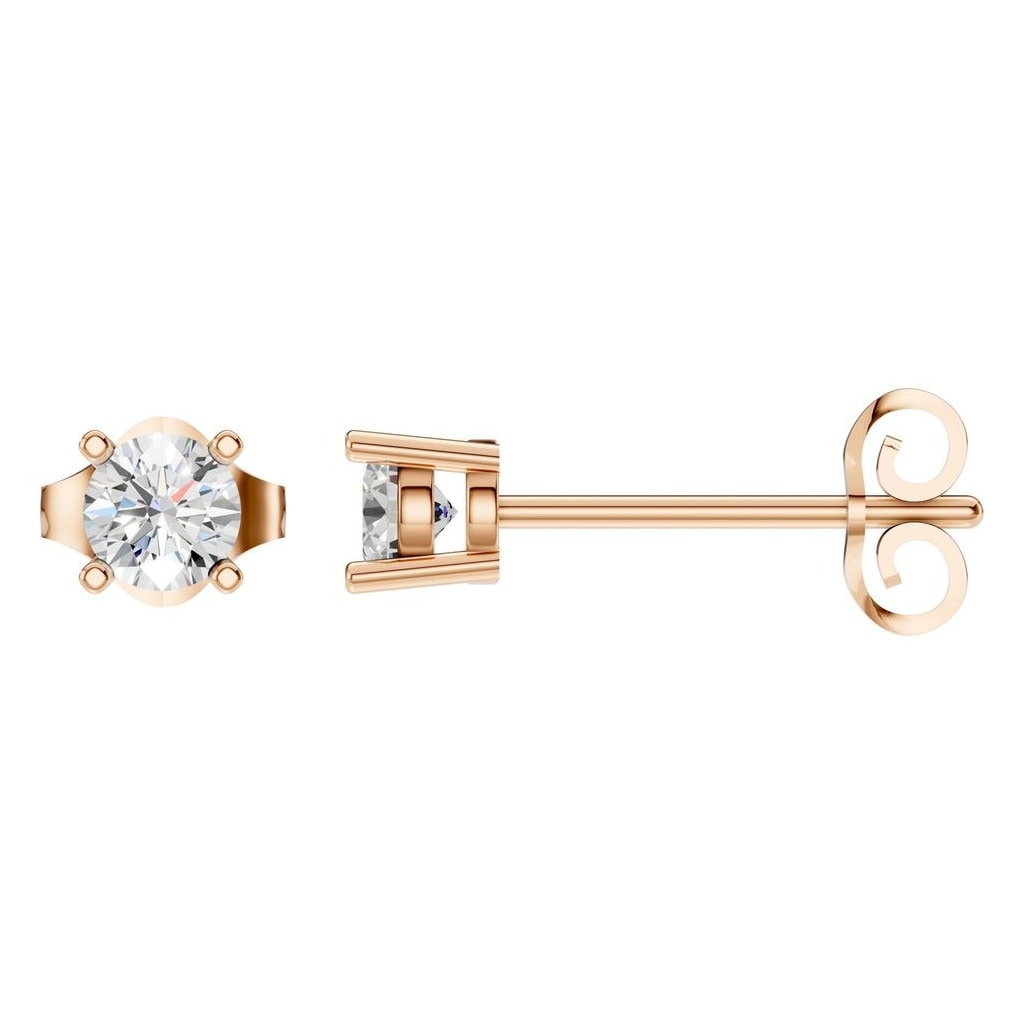EA-0839 Rose Gold Earrings SET - Main View