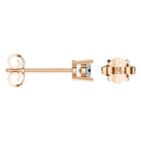 EA-0839 Rose Gold Earrings SET - ANGLE