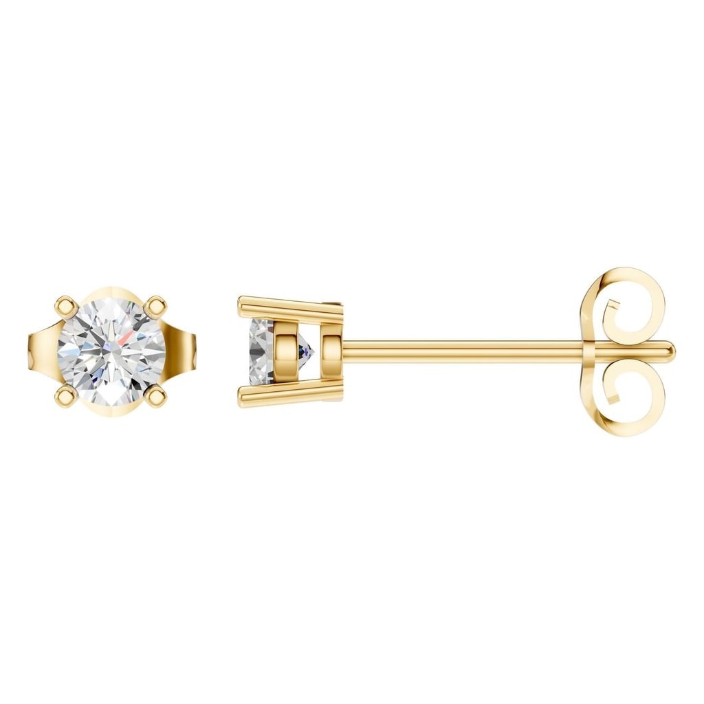 EA-0839 Yellow Gold Earrings SET - Main View