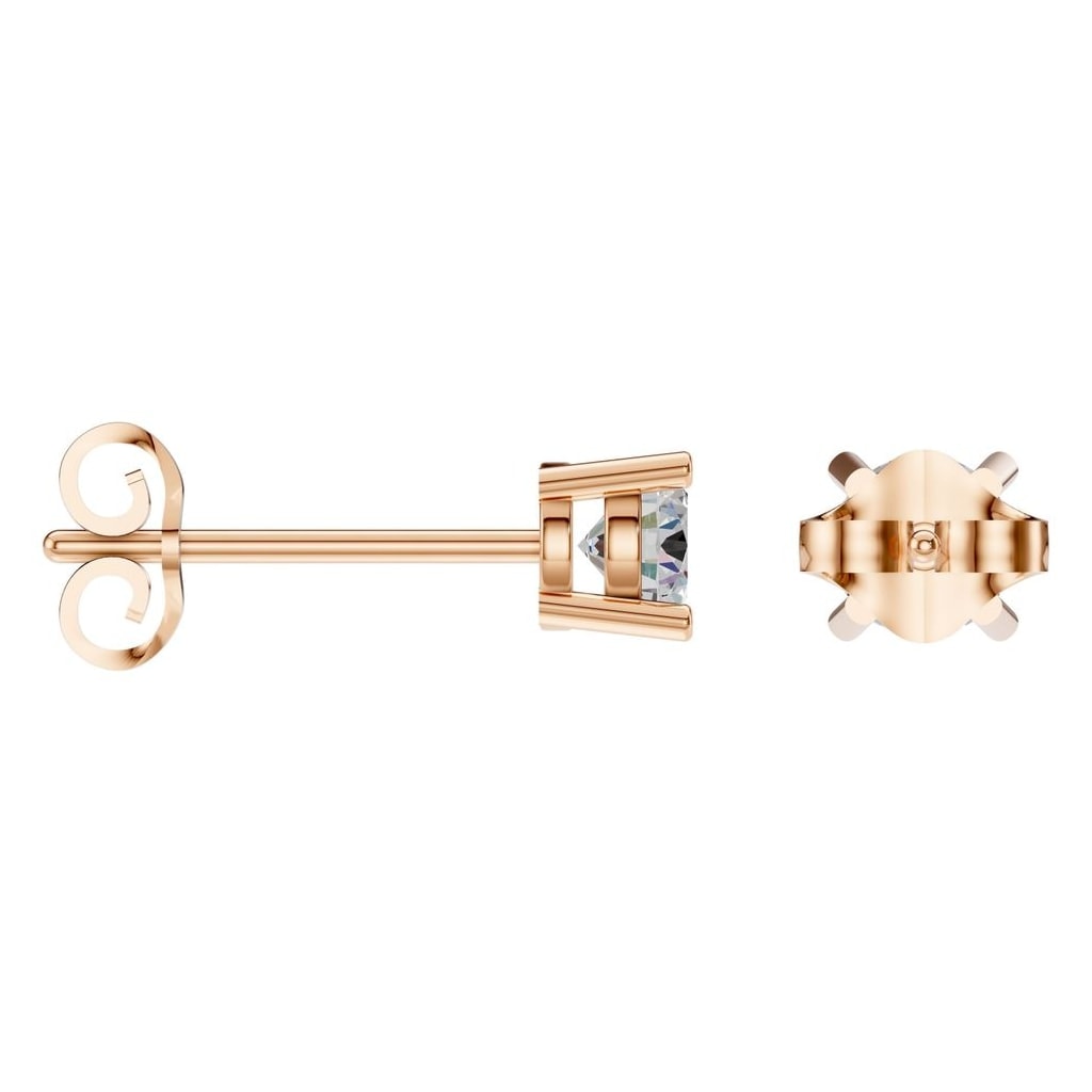 EA-0839 Rose Gold Earrings SET - ANGLE