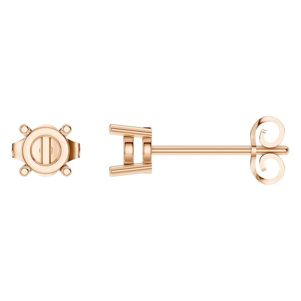 EA-0839 Rose Gold Earrings UNSET - Main View