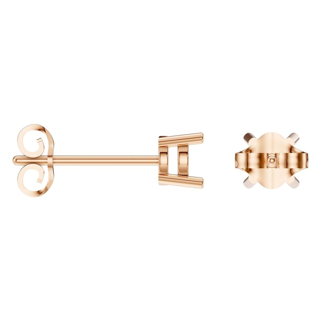 EA-0839 Rose Gold Earrings UNSET - ANGLE