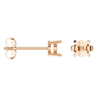 EA-0839 Rose Gold Earrings UNSET - ANGLE