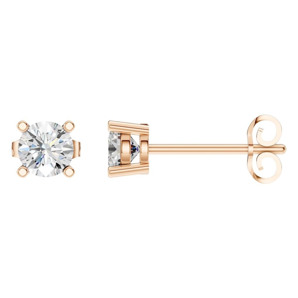 EA-0839 Rose Gold Earrings SET - Main View