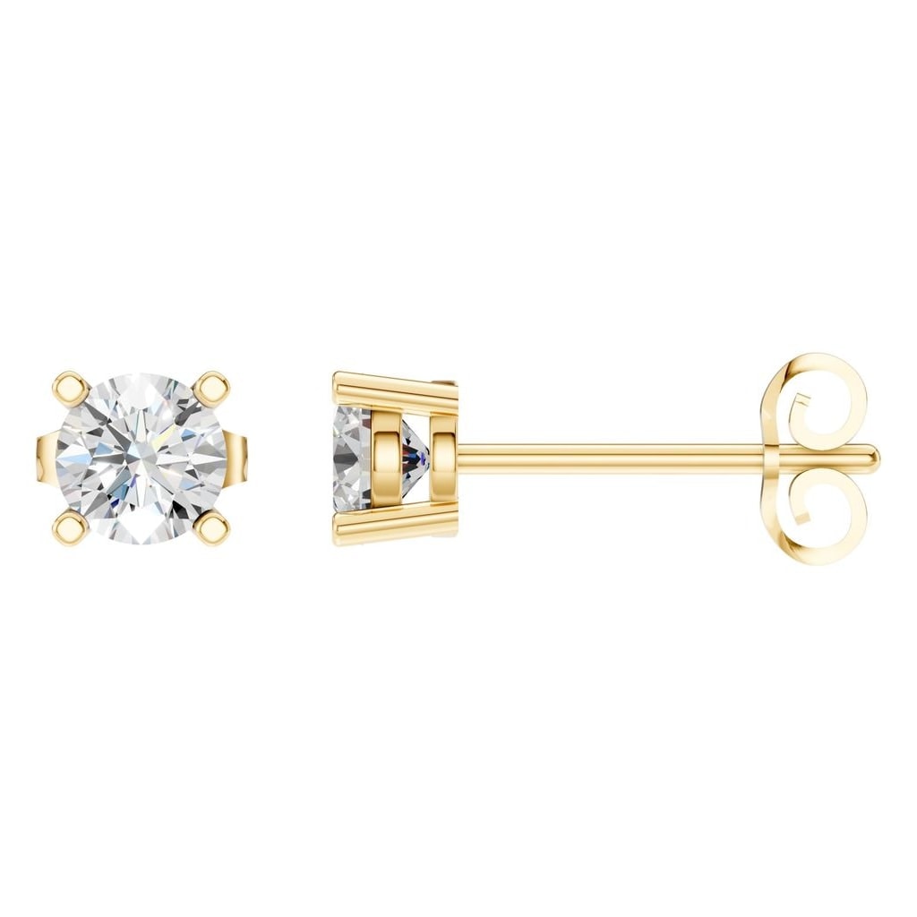 EA-0839 Yellow Gold Earrings SET - Main View