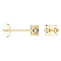 EA-0839 Yellow Gold Earrings SET - ANGLE