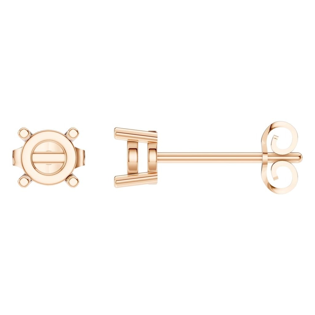 EA-0839 Rose Gold Earrings UNSET - Main View