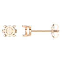 EA-0839 Rose Gold Earrings UNSET - Main View