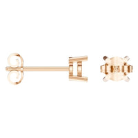 EA-0839 Rose Gold Earrings UNSET - ANGLE